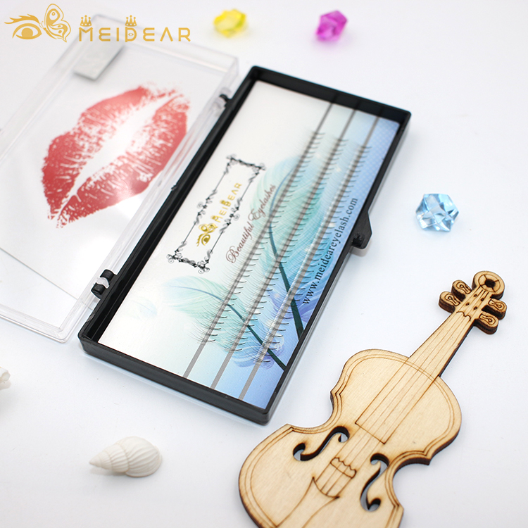 Distributor supply own brand premade fans volume eyelash extension thickness 0.05 0.10 0.15mm